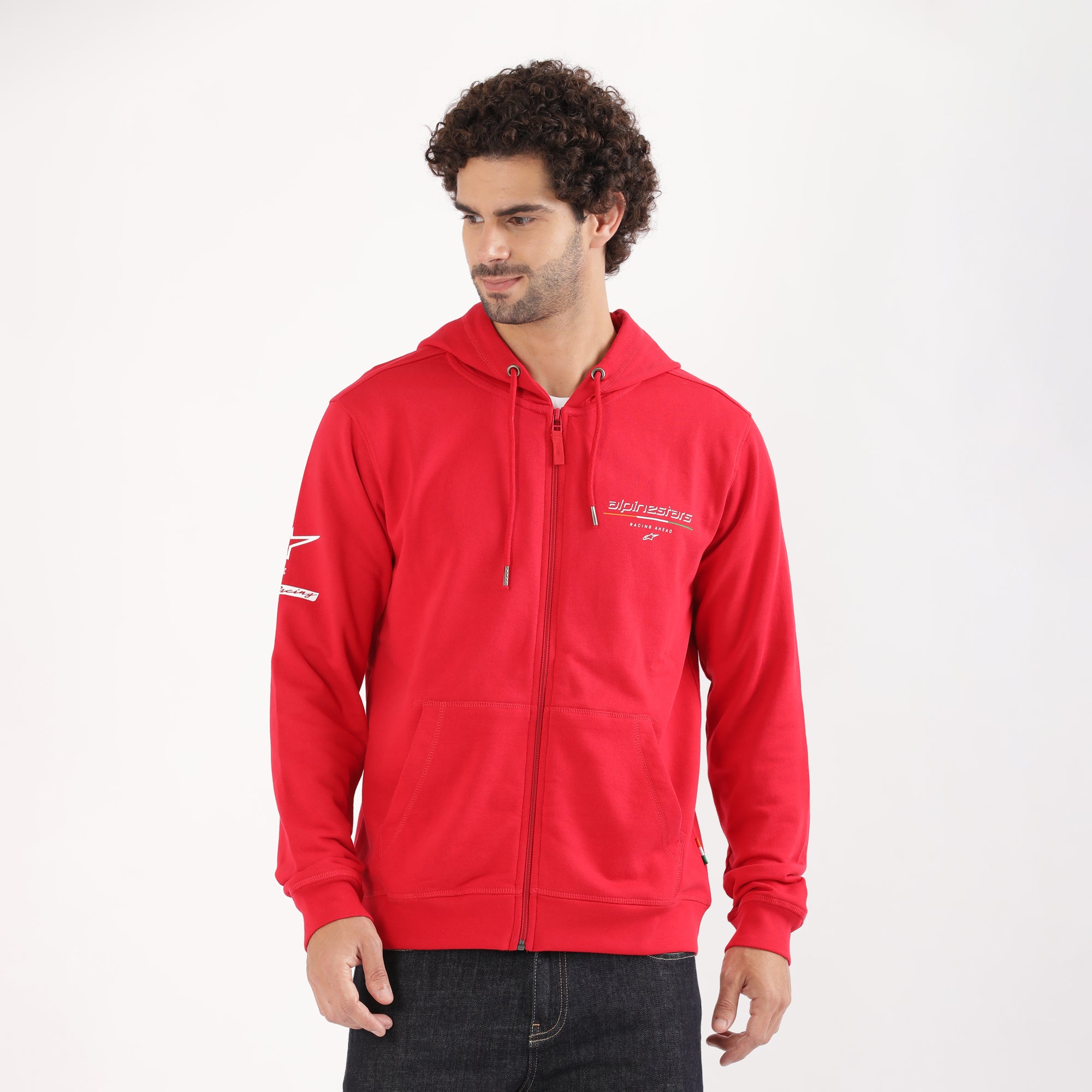 TVS Racing x Alpinestars Hooded Sweatshirt – 100% Cotton French