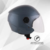 TVS iQube ISI Certified Open Face Helmet for Men & Women | Stylish, Lightweight & Safe