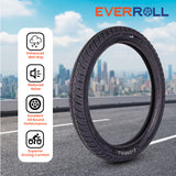 EverRoll Front Nylon Tyre with Tube - 2.75-18 TT PM MC27 | Vehicle Compatibility - TVS Radeon