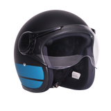 TVS J110 Half Face Helmet, Dawn Blue Matte 