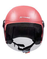 Xtrac Fit ISI Certified Half Face Helmet with Clear Visor – Lightweight Protection for All Two-Wheelers