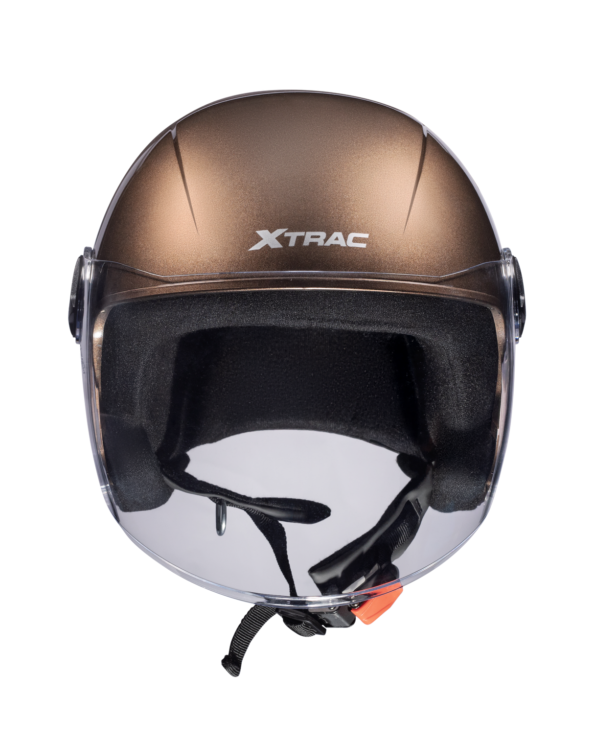 Xtrac Fit ISI Certified Half Face Helmet with Clear Visor – Lightweight Protection for All Two-Wheelers