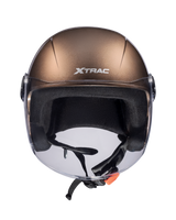 Xtrac Fit ISI Certified Half Face Helmet with Clear Visor – Lightweight Protection for All Two-Wheelers