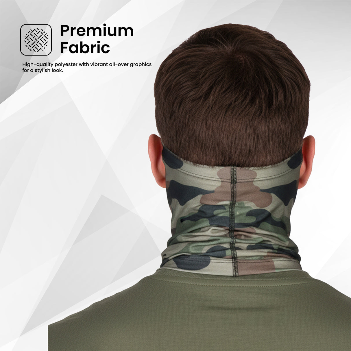 EverRide Eco All-Over Print Neck Gaiter | Seamless Comfort | Lightweight & Durable | UV Protected | Unisex