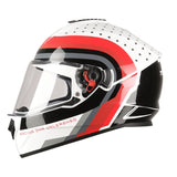 TVS Racing Phantom Series Full Face Dual Visor Helmet for Men