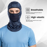 EverRide Premium Unisex Balaclava | Ideal for Riding, Sports & Outdoor Activities; Color:Black Dark Grey
