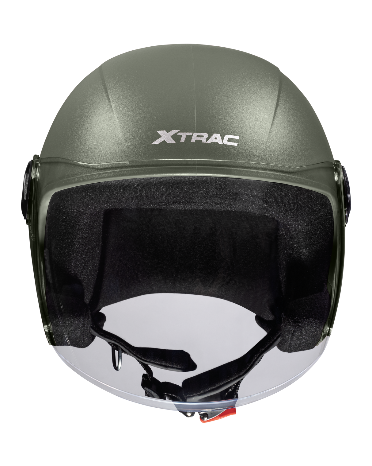 Xtrac Fit ISI Certified Half Face Helmet with Clear Visor – Lightweight Protection for All Two-Wheelers