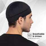 EverRide Breathable Skull Cap for Men & Women | Ergonomic Fit | 4-Way Stretch | Shape Retention | Lightweight & Sweat Wicking