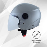 TVS iQube ISI Certified Open Face Helmet for Men & Women | Stylish, Lightweight & Safe