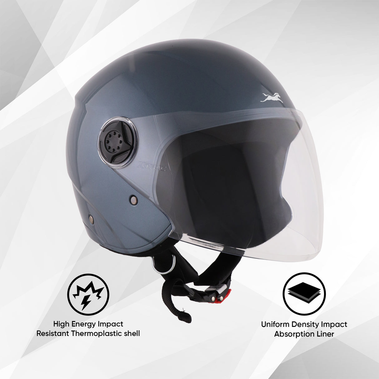 TVS iQube ISI Certified Open Face Helmet for Men & Women | Stylish, Lightweight & Safe