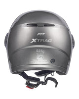 Xtrac Fit ISI Certified Half Face Helmet with Clear Visor – Lightweight Protection for All Two-Wheelers