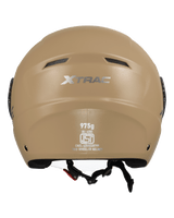 Xtrac Ace Half Face Helmet – ISI Certified Open Face Helmet for Men & Women