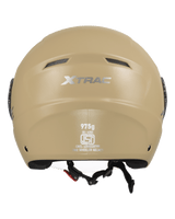 Xtrac Ace Half Face Helmet – ISI Certified Open Face Helmet for Men & Women