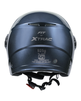 Xtrac Fit ISI Certified Half Face Helmet with Clear Visor – Lightweight Protection for All Two-Wheelers