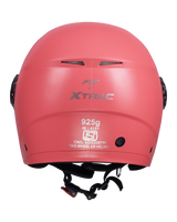 Xtrac Fit ISI Certified Half Face Helmet with Clear Visor – Lightweight Protection for All Two-Wheelers
