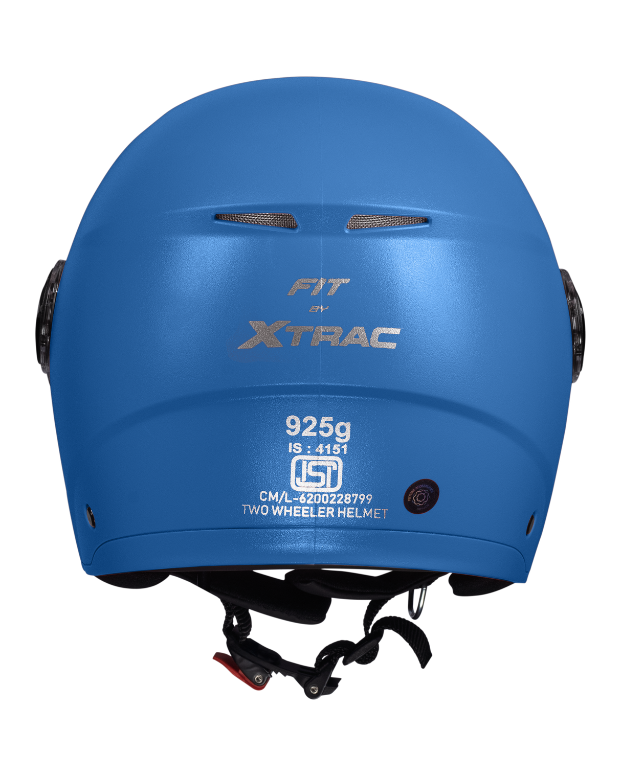 Xtrac Fit ISI Certified Half Face Helmet with Clear Visor – Lightweight Protection for All Two-Wheelers