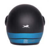 TVS J110 Half Face Helmet, Dawn Blue Matte 