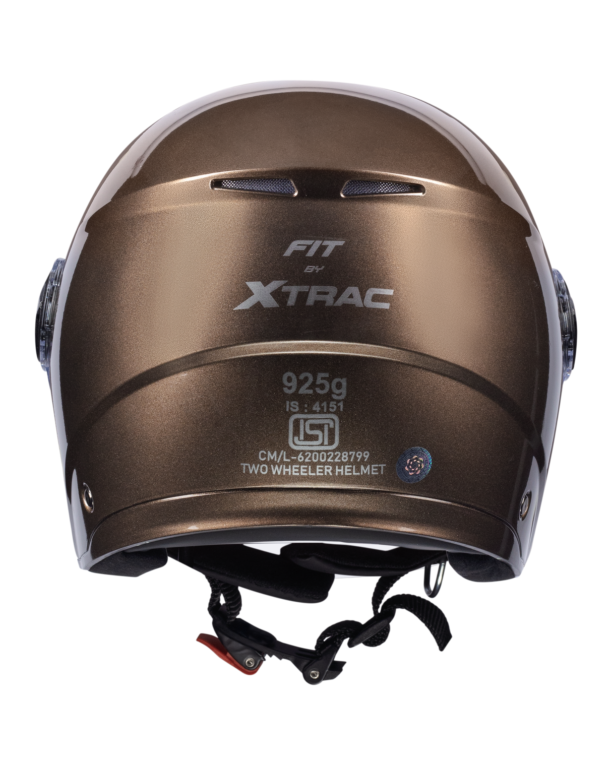 Xtrac Fit ISI Certified Half Face Helmet with Clear Visor – Lightweight Protection for All Two-Wheelers