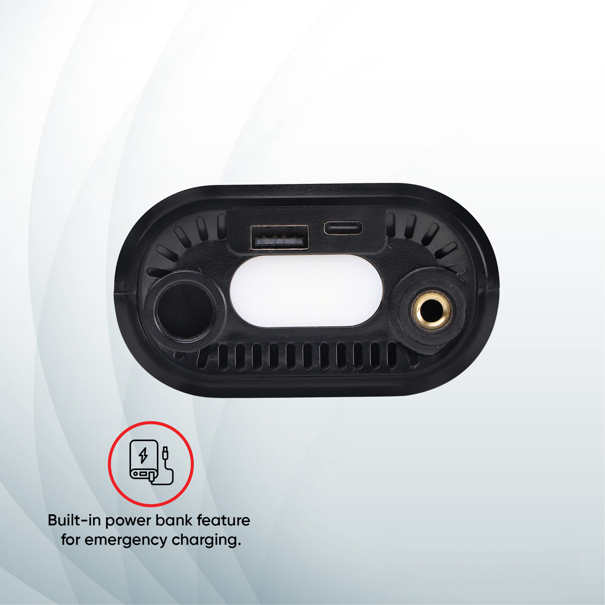 TVS Portable Tyre Air Inflator 150 PSI – Digital Meter, LED Light, Multi-Nozzle, Multi-Mode, Rechargeable 2000*2 mAh Battery Air Pump for Car, Bike & Bicycle