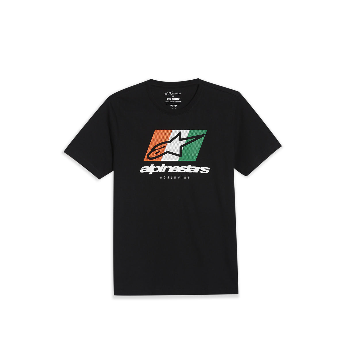 TVS Racing x Alpinestars Crew Neck T-Shirt | 100% Combed Cotton & Anti-Microbial