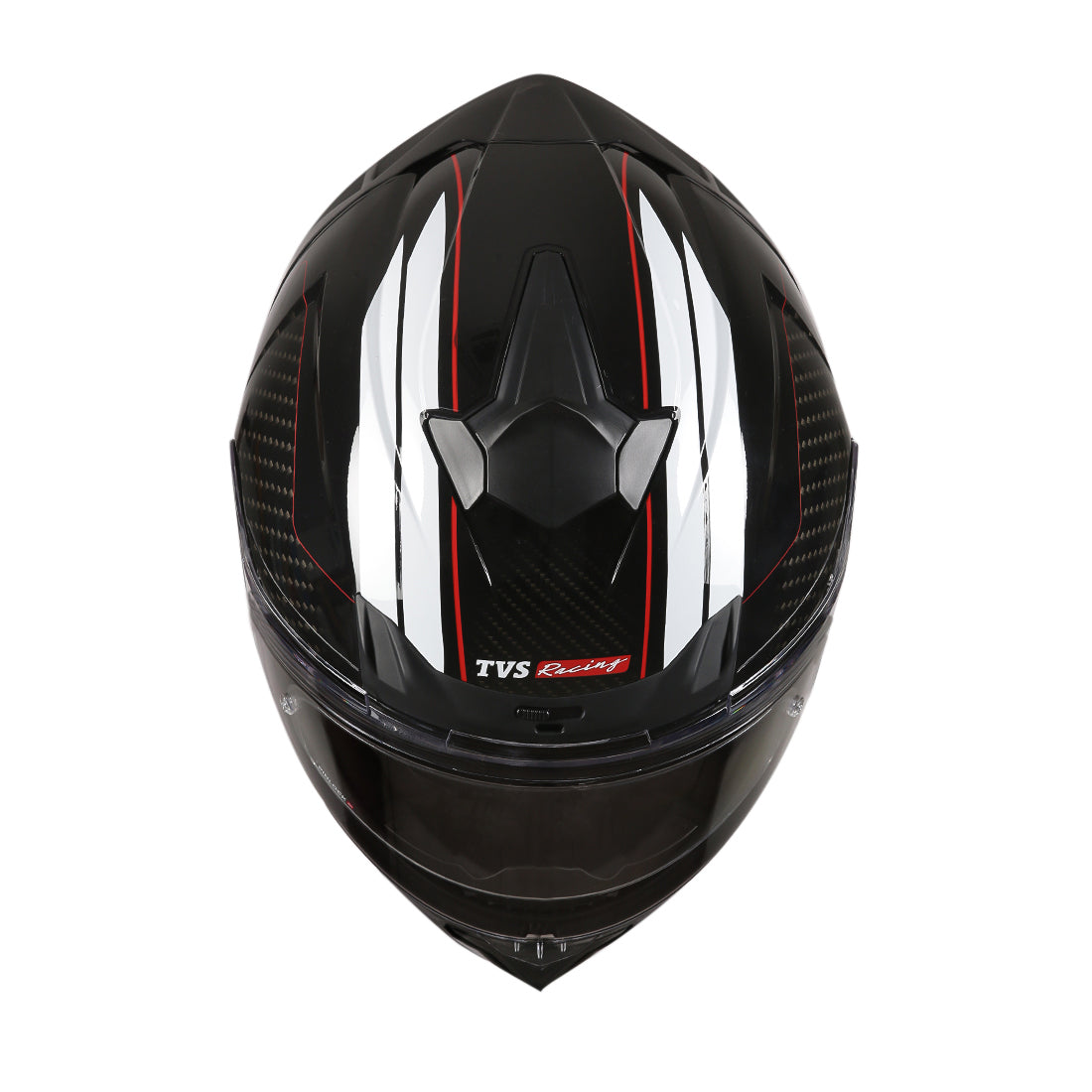 TVS Racing Hurricane Series Full Face Dual Visor Helmet for Men | Premium Bike Helmets with ABS Shell, UV Paint | Quick Release System | Aerodynamic Design | ECE, DOT & ISI Certified