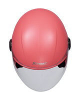 Xtrac Fit ISI Certified Half Face Helmet with Clear Visor – Lightweight Protection for All Two-Wheelers