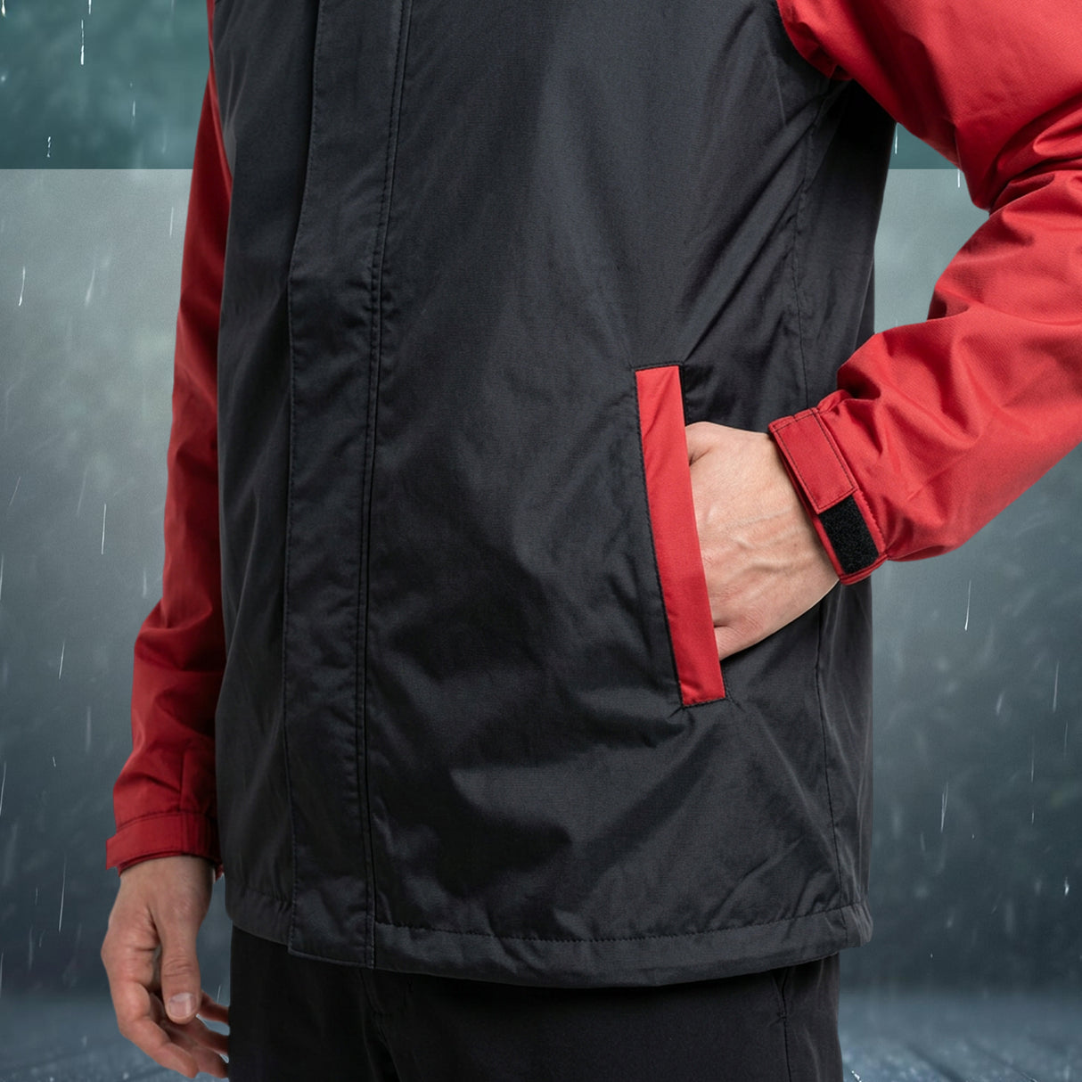 TVS Waterproof Riding Rain Suit | Dual Tone Waterproof Jacket & Pant for Bike Riders