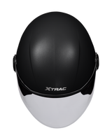 Xtrac Fit ISI Certified Half Face Helmet with Clear Visor – Lightweight Protection for All Two-Wheelers