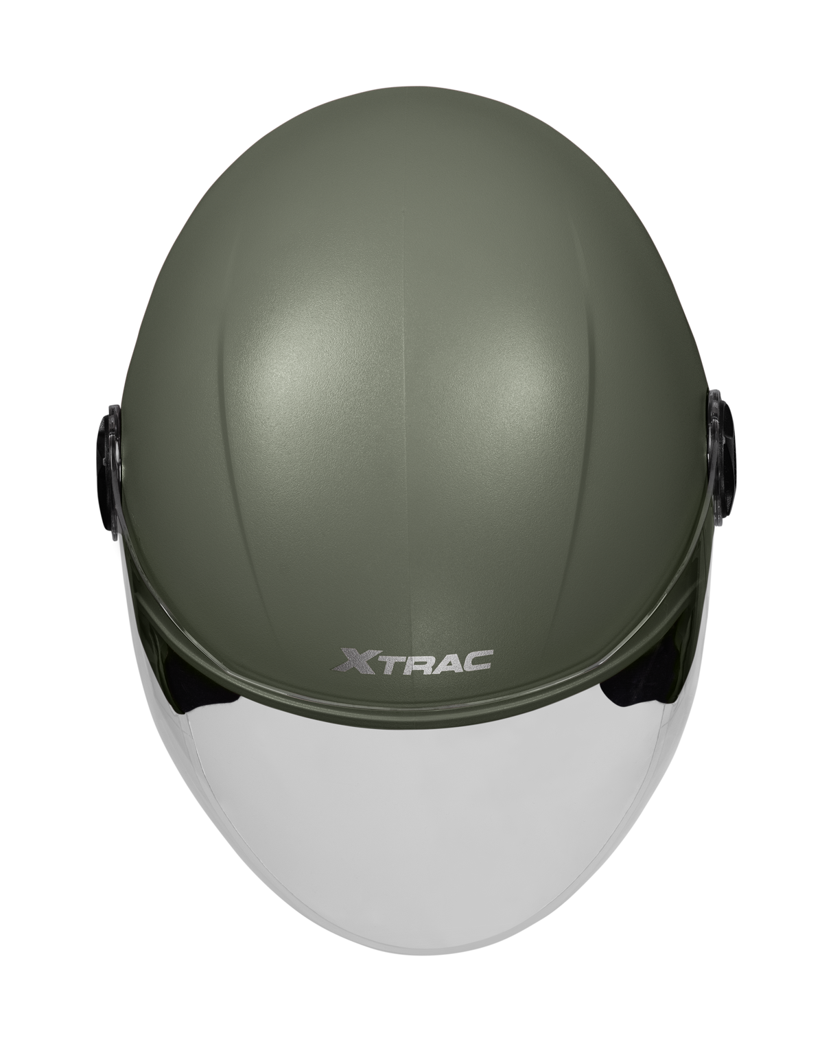 Xtrac Fit ISI Certified Half Face Helmet with Clear Visor – Lightweight Protection for All Two-Wheelers