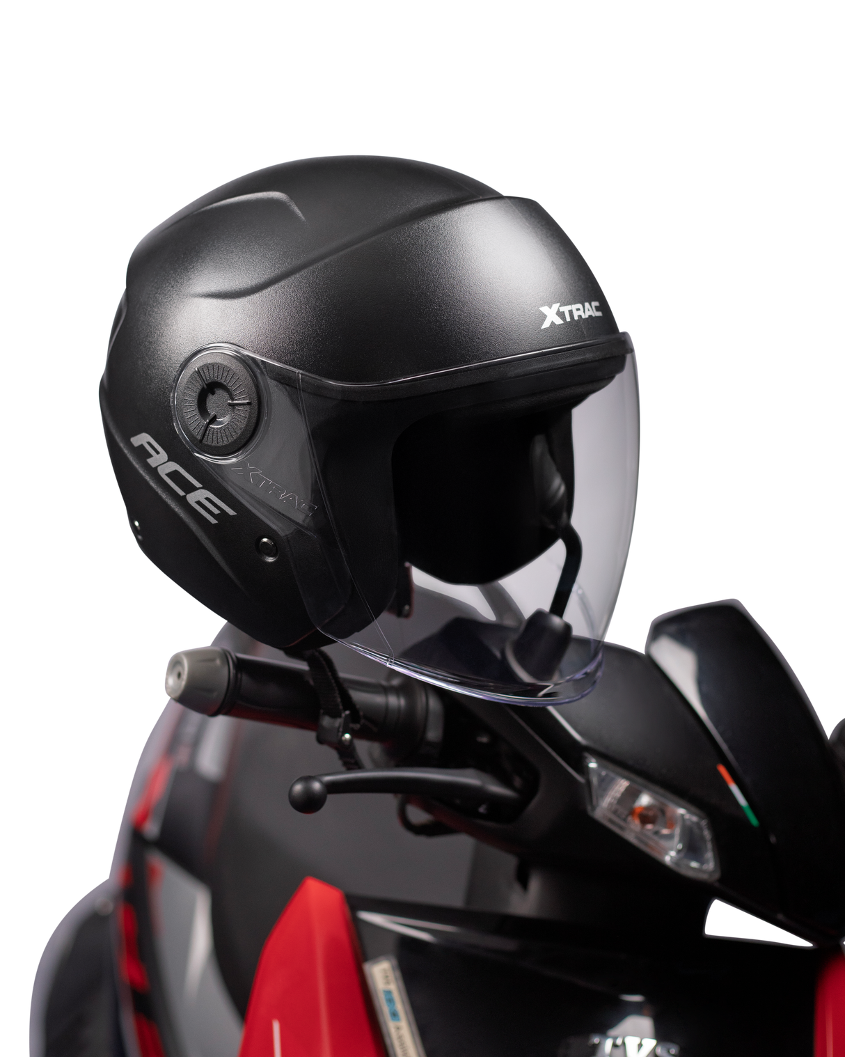 Xtrac Ace Half Face Helmet – ISI Certified Open Face Helmet for Men & Women