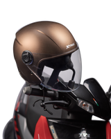 Xtrac Fit ISI Certified Half Face Helmet with Clear Visor – Lightweight Protection for All Two-Wheelers