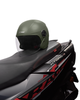 Xtrac Fit ISI Certified Half Face Helmet with Clear Visor – Lightweight Protection for All Two-Wheelers