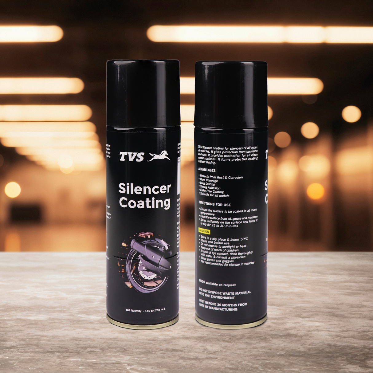 Premium TVS Silencer Coating - Ultimate Heat Shield & Long-Lasting Protection