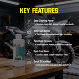 TVS Clean Wash 500 ml | Tough on Grease, Gentle on Shine