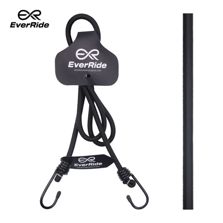 EverRide Heavy Duty Bungee Cord – 2 Feet | Color; Black
