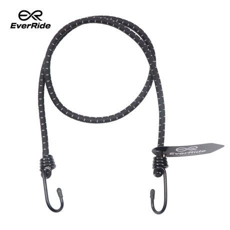 EverRide Heavy Duty Reflective Bungee Cord – 3 Feet | Color; Black