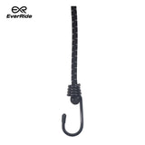 EverRide Heavy Duty Reflective Bungee Cord – 3 Feet | Color; Black