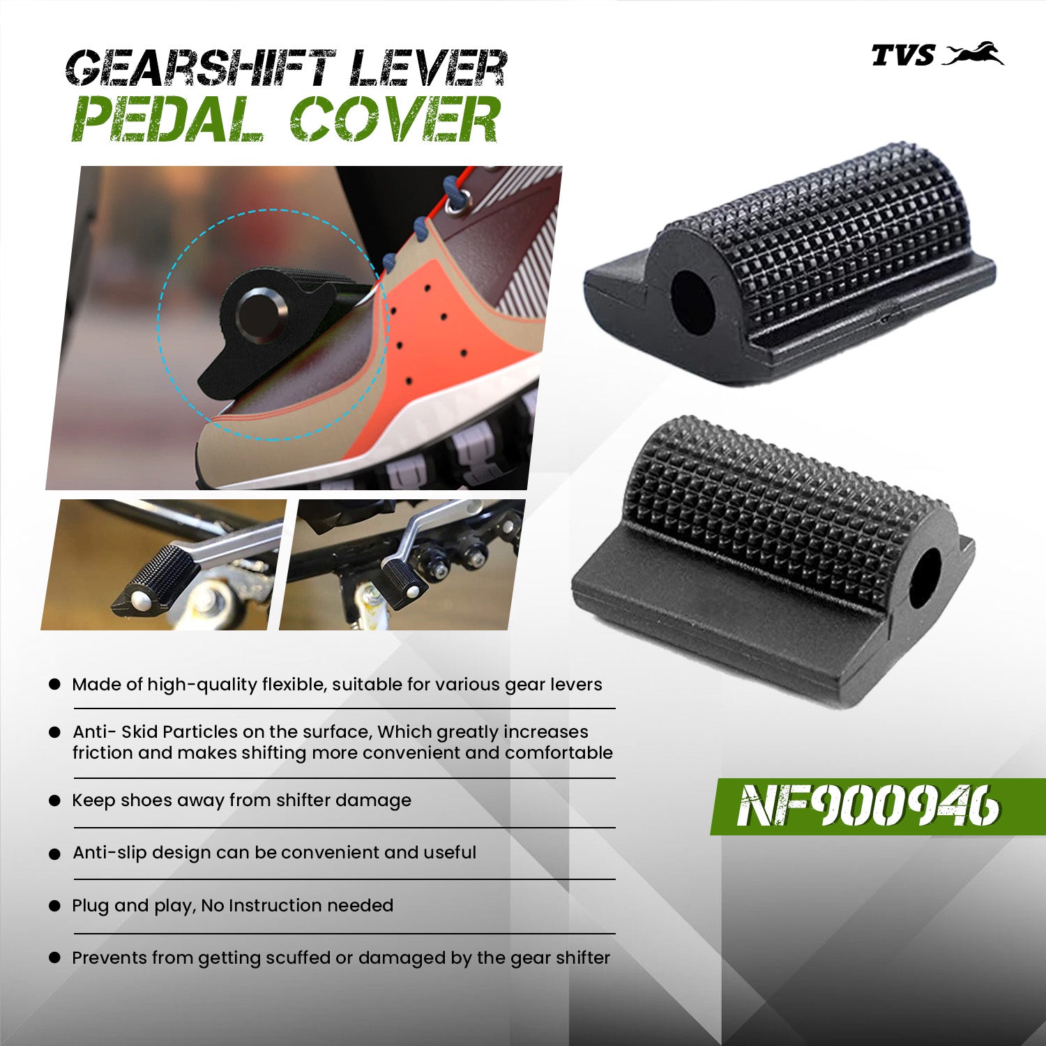gear cover Gear Shift Lever Pedal Rubber Cover