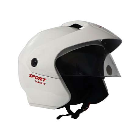 TVS Helmet Half Face White