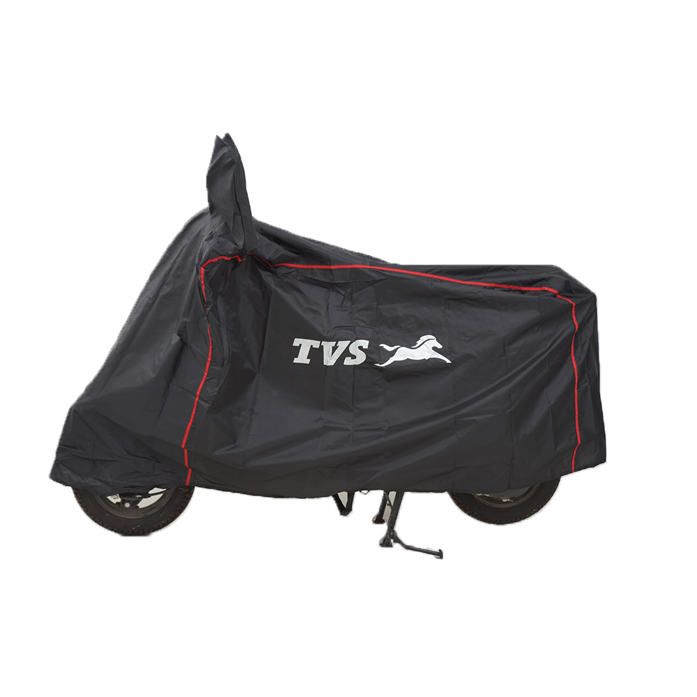 TVS Vehicle Cover - Black Scooter Cover | UV & Water Resistant Protection