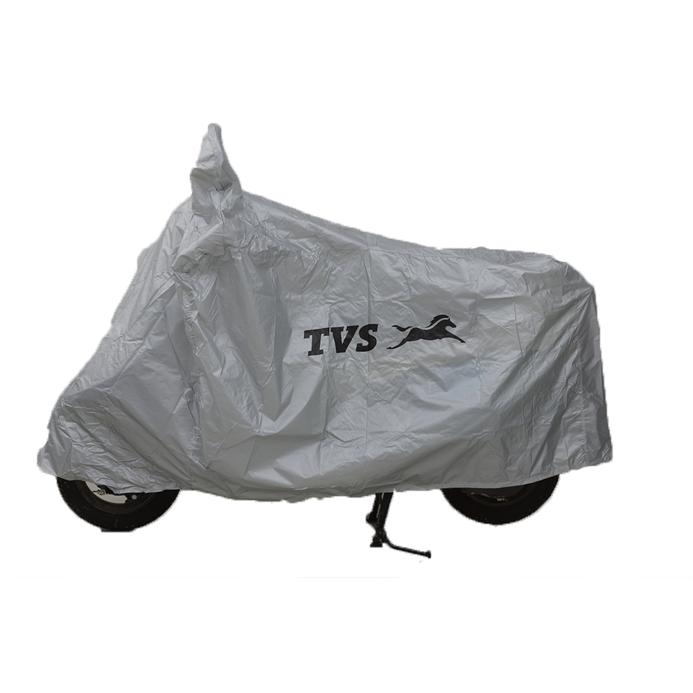 TVS Vehicle Cover - Scooter | Durable, UV & Water Resistant Protection in Grey