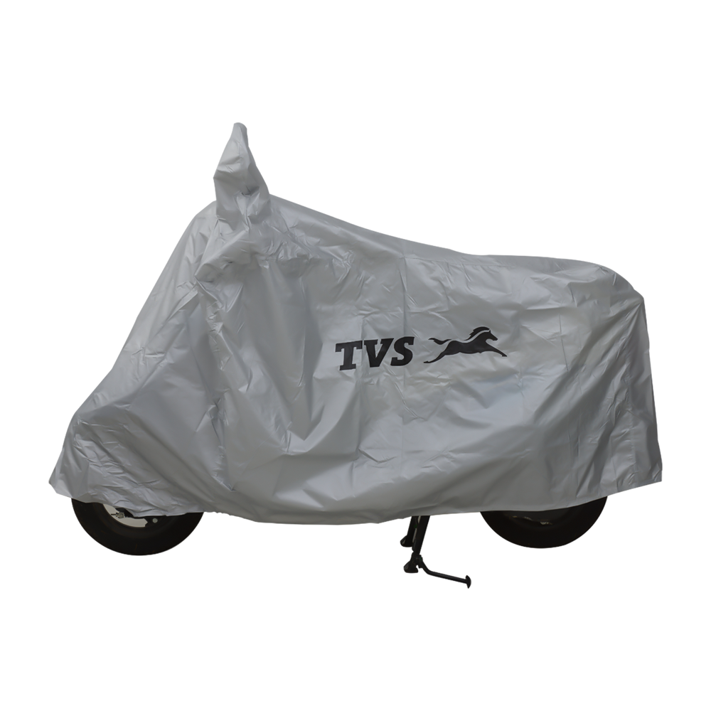 TVS Vehicle Cover - Scooter | Durable, UV & Water Resistant Protection in Grey