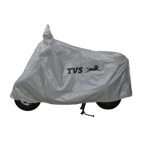 TVS Vehicle Cover - Scooter | Durable, UV & Water Resistant Protection in Grey