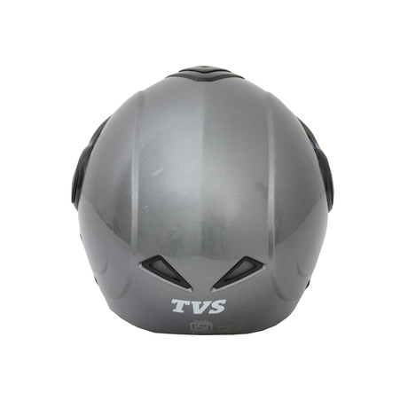 TVS Half Face Helmet Curve Motorbike Helmet (Grey) | Premium Safety & Style