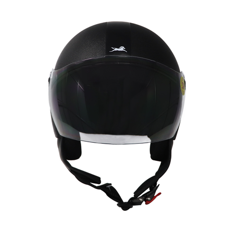 HELMET HALF FACE BLACK ECO | Premium Protection and Comfort