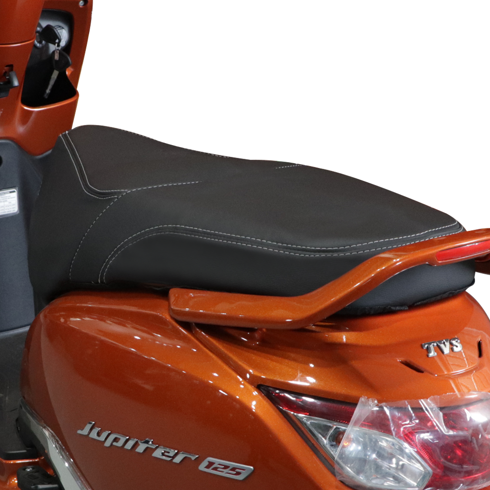 TVS Seat Cover for Jupiter, Color: Black Ultimate Protection and
