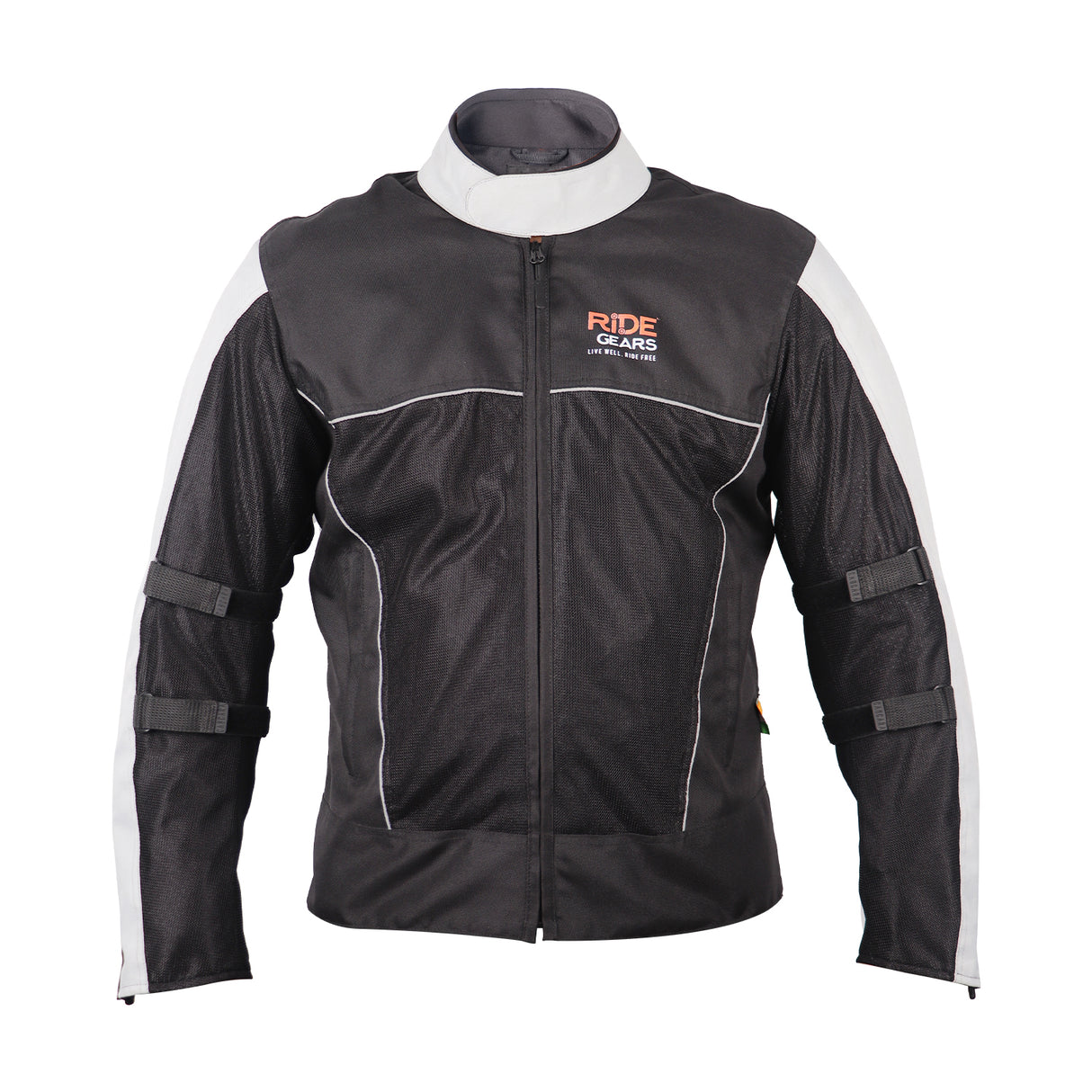 Ride Gears Ventilated Mesh Riding Jacket with CE Level 2 Impact Protection – 600D PU Coated Polyester