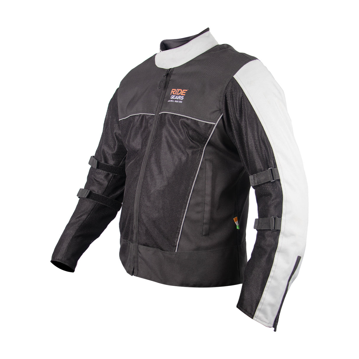 Ride Gears Ventilated Mesh Riding Jacket with CE Level 2 Impact Protection – 600D PU Coated Polyester