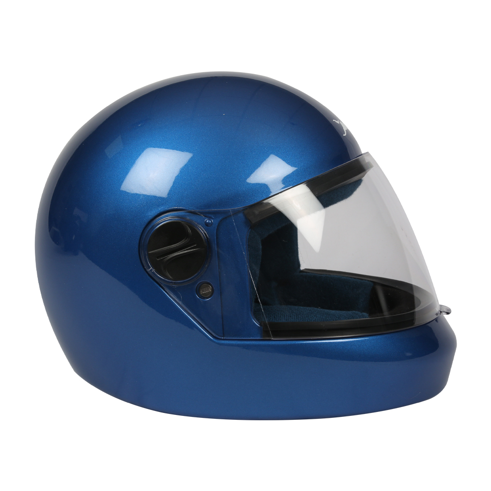 TVS Full Face Motorbike Helmet Blue JL Premium Quality Safety Future Accessories