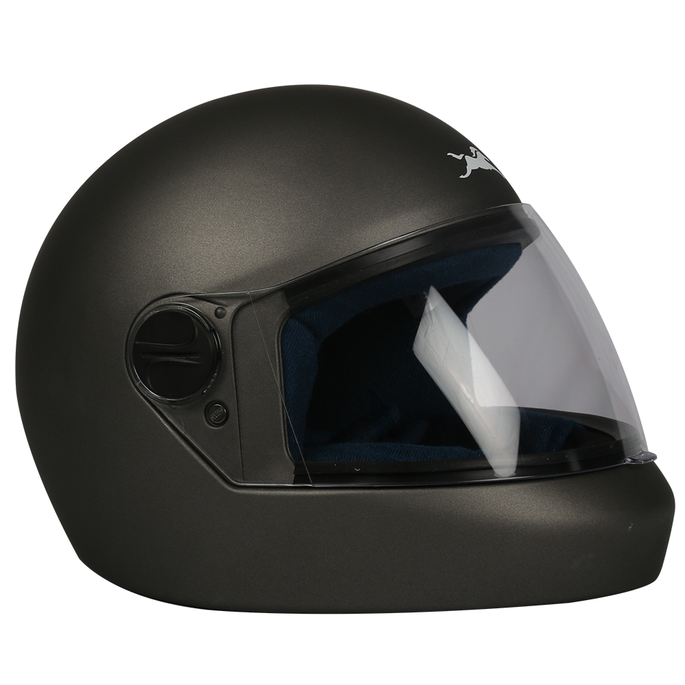 TVS Sil Met JL Full Face Helmet Grey | Premium Protection & Style